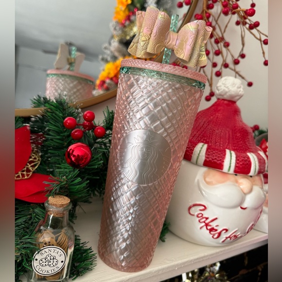 SOLD🌷STARBUCKS 2023 summer jeweled pearl pink tumbler ✨ - Picture 4 of 15